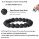 10Pcs Lava Bead Bracelets For Men Women Natural Stone Essential Oil Diffuser Yoga Bracelet Elastic Adjustable Braided Rope 10Pcs Lava Bead Bracelets For Men Women Natural Stone Essential Oil Diffuser Yoga Bracelet Elastic Adjustable Braided Rope